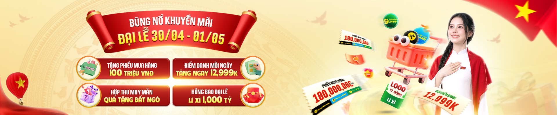 Khuyến mãi tháng 4 - 2026